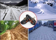 Schuh-im Freien Ketteneis befestigt 8 Spitzen-Schnee-Zugkraft-Bügelen für das Sicherheits-Gehen